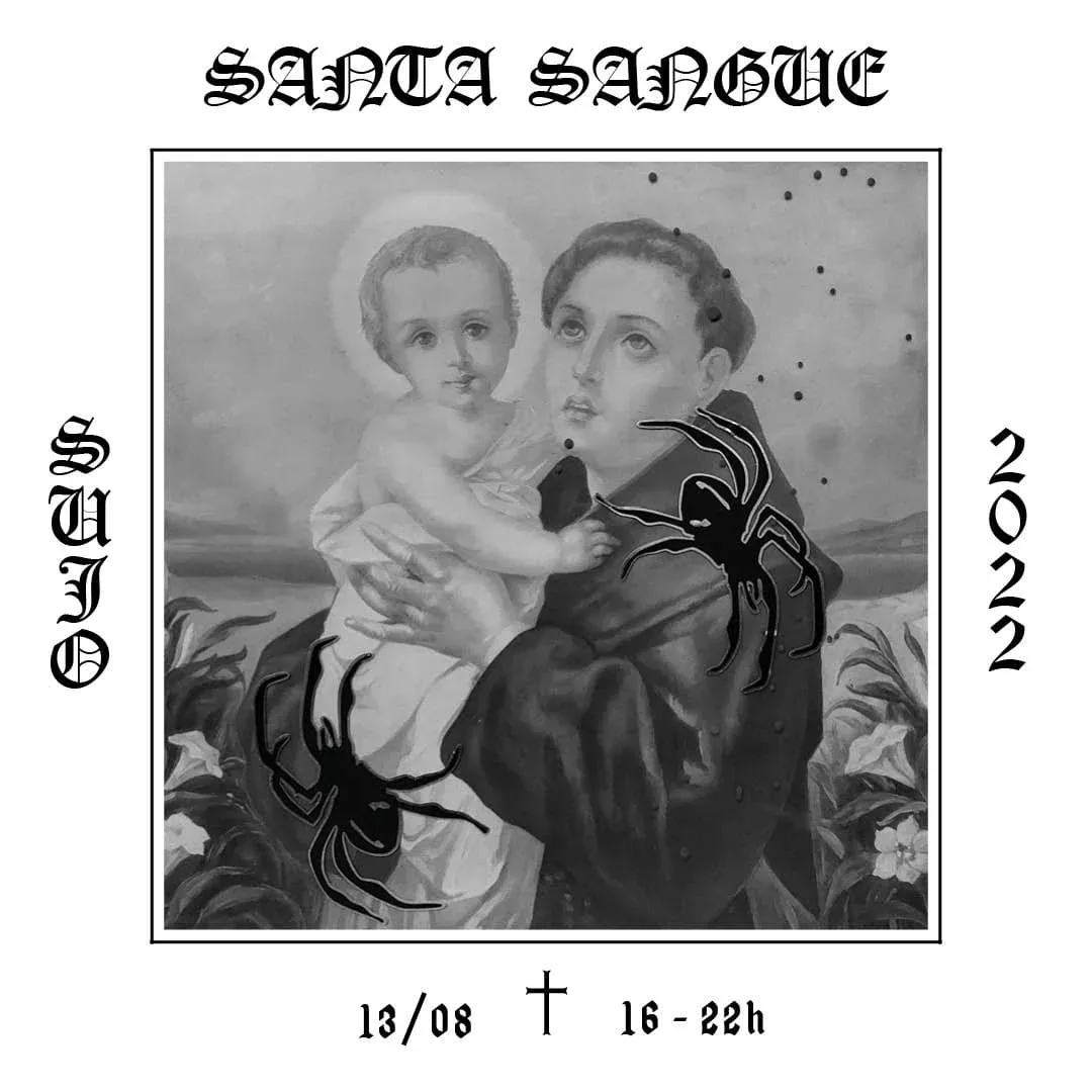 SANTA SANGUE: EXPOSIÇÃO VISUAL DO ARTISTA SUJO