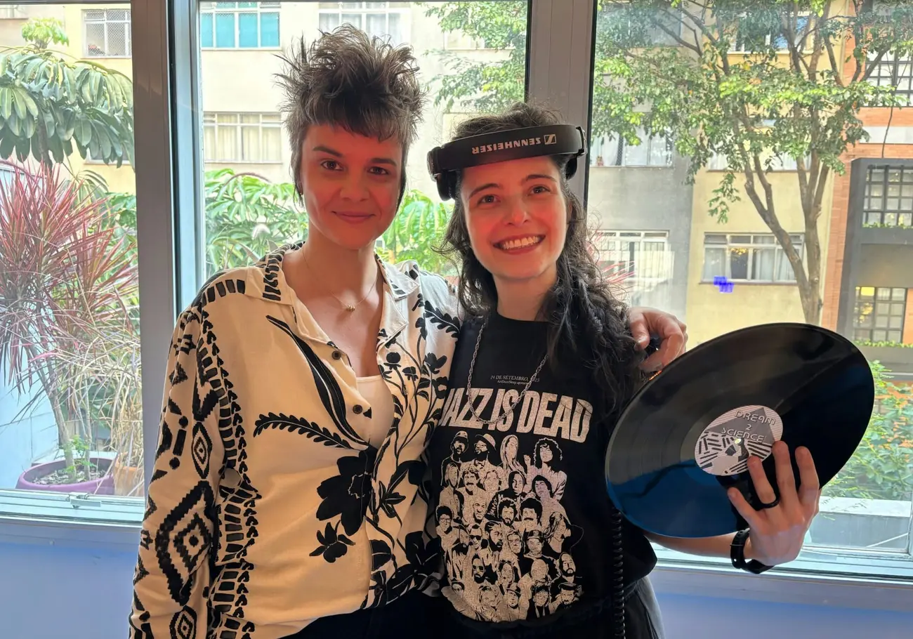 Dj Grazi Flores and Ella de Vuono