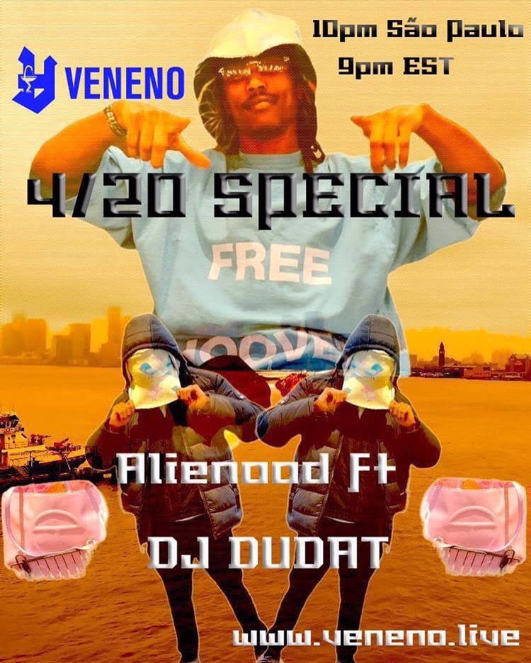 Alienood B2B DJ DUDAT – 4/20 special